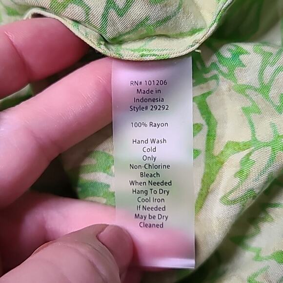 Soft Surroundings hooded batik blouse - Picture 7 of 7